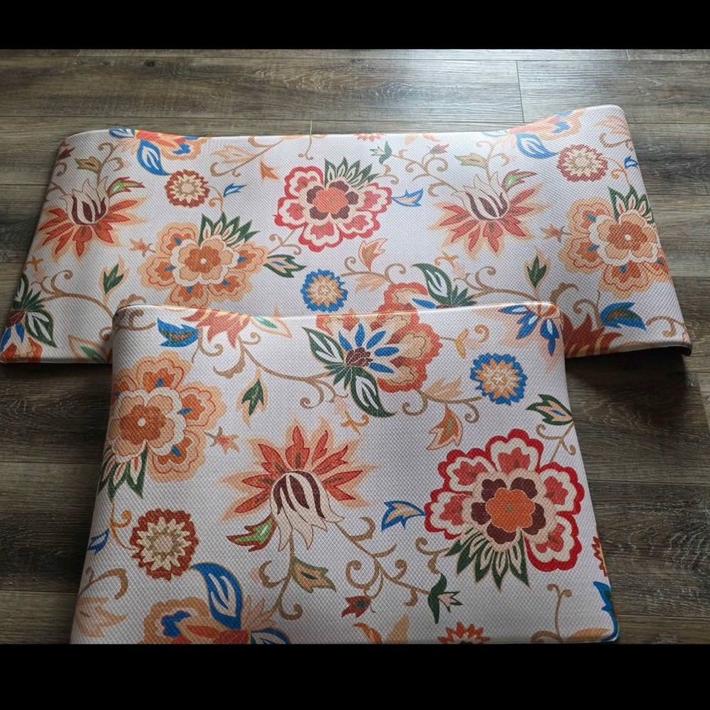 Floral Patterned Memory Foam MatsSOLD
